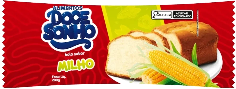 Bolo inglês milho